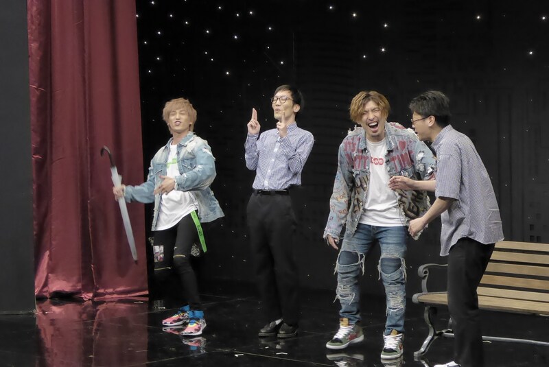 「冗談騎士」のワンシーン。(c)BSフジ