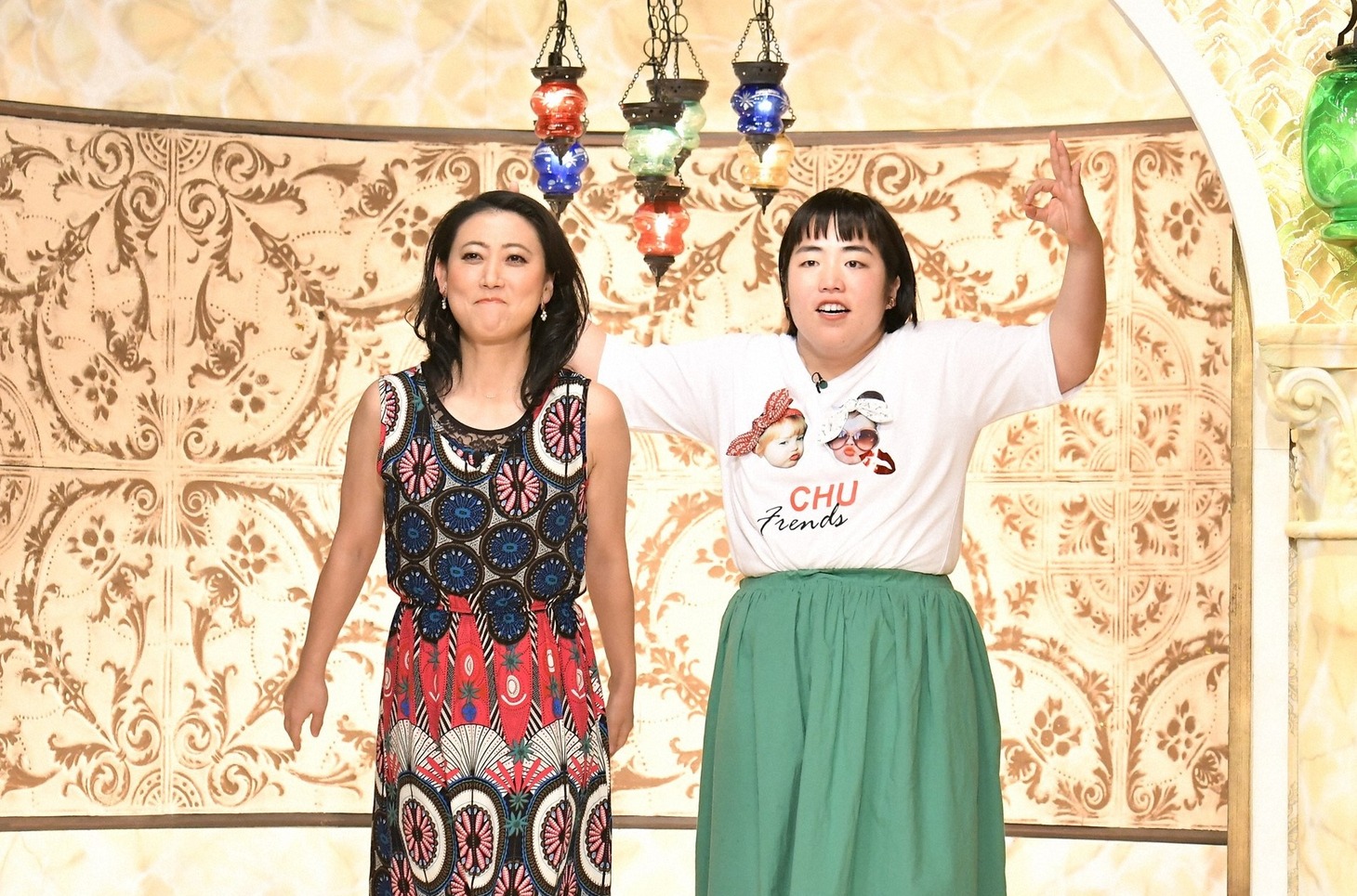 （左から）友近、ゆりやんレトリィバァ。(c)TBS