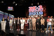 「M-1グランプリ2019」開催記者会見の様子。