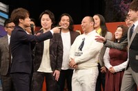 「M-1グランプリ2019」開催記者会見の様子。