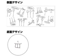 四千頭身マグカップのデザイン。