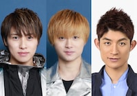 （左から）松本幸大、山本亮太、松崎祐介。