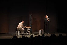 ザ・マミィのコント「懺悔」。