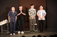 左からゾフィーの上田、サイトウ、ザ・マミィの林田、酒井。