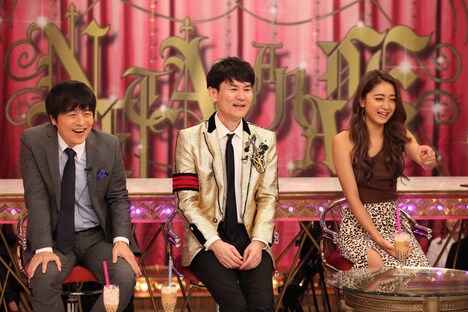 （左から）バカリズム、南原清隆、みちょぱ。(c)フジテレビ