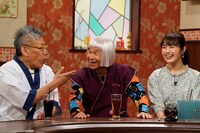 左から笑福亭笑瓶、間寛平、渋谷凪咲。(c)読売テレビ