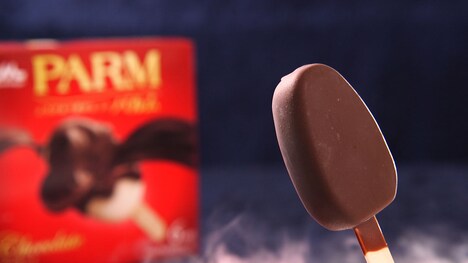 森永乳業のアイス「PARM」。