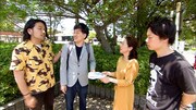 見取り図(両端)のロケのワンシーン。(c)ABC