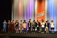 「第40回ABCお笑いグランプリ」決勝進出者発表会見の登壇者たち。