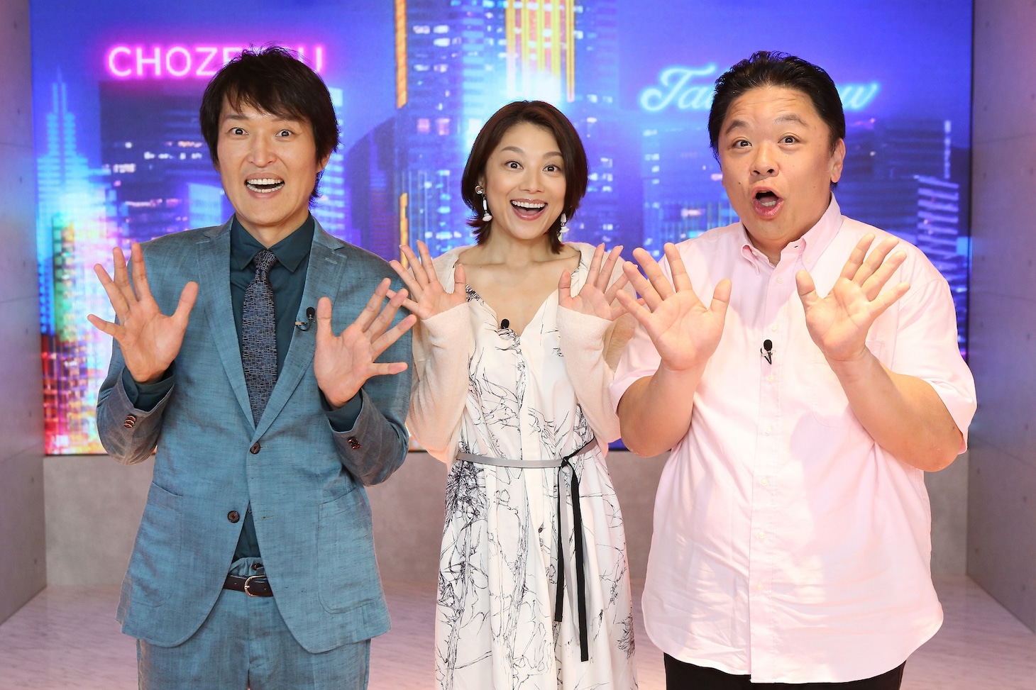 左から千原ジュニア、小池栄子、伊集院光。(c)読売テレビ