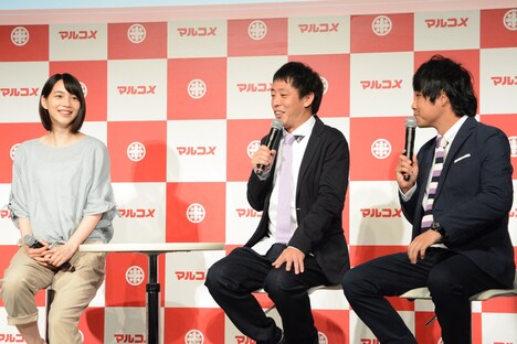 左からのん、さらば青春の光。