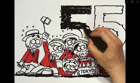 「One Minute, One Sport」のワンシーン。(c)Tokyo 2020