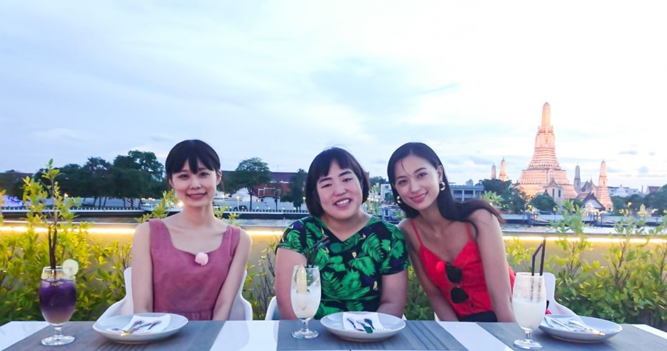（左から）有村藍里、ゆりやんレトリィバァ、高橋ユウ。(c)関西テレビ