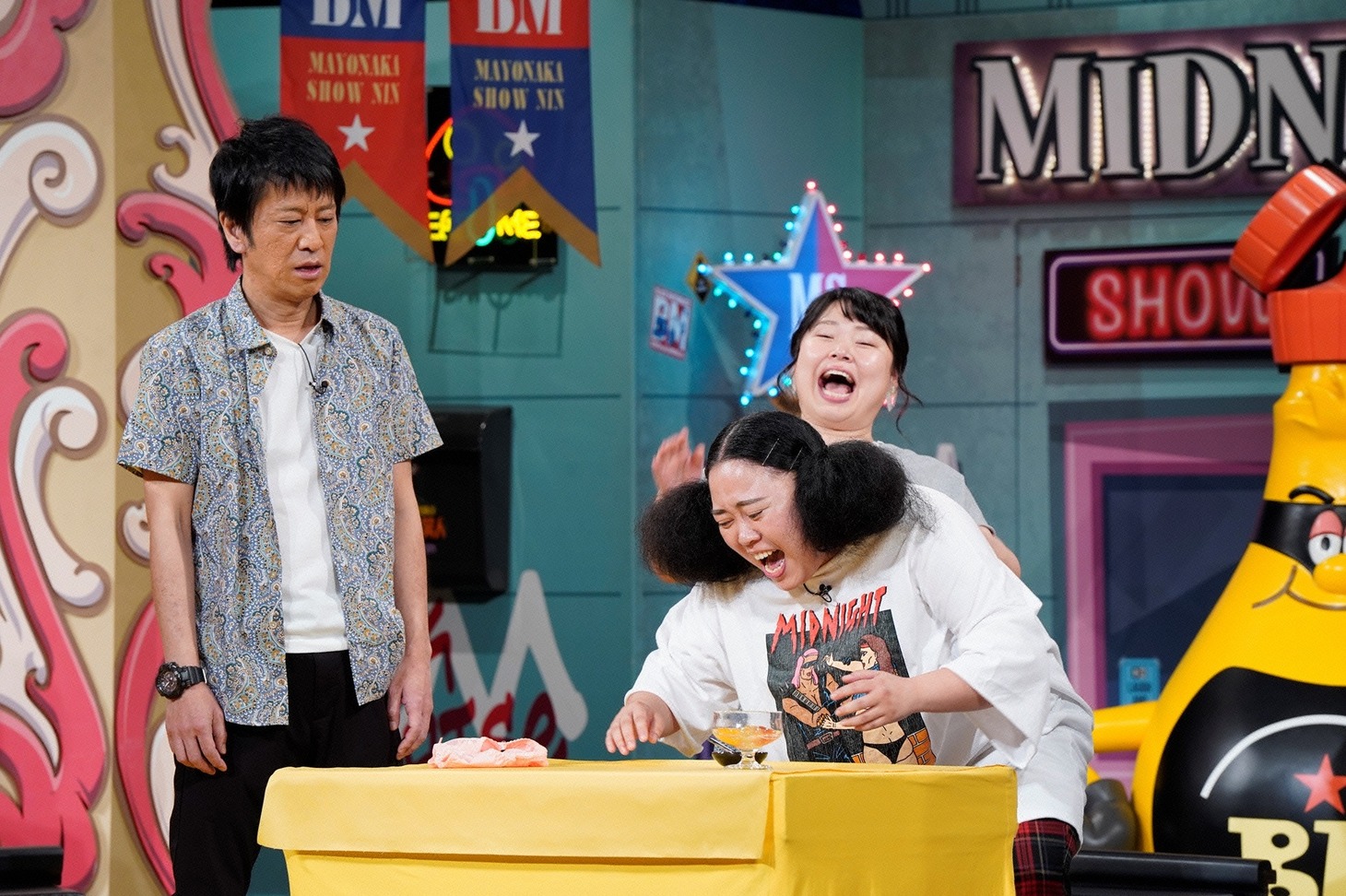 「マヨなか笑人」のワンシーン。(c)読売テレビ