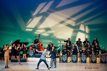 2017年に開催された、東京03とGentle Forest Jazz Bandのコラボ公演「東京、練馬でジェントルなLive」の様子。