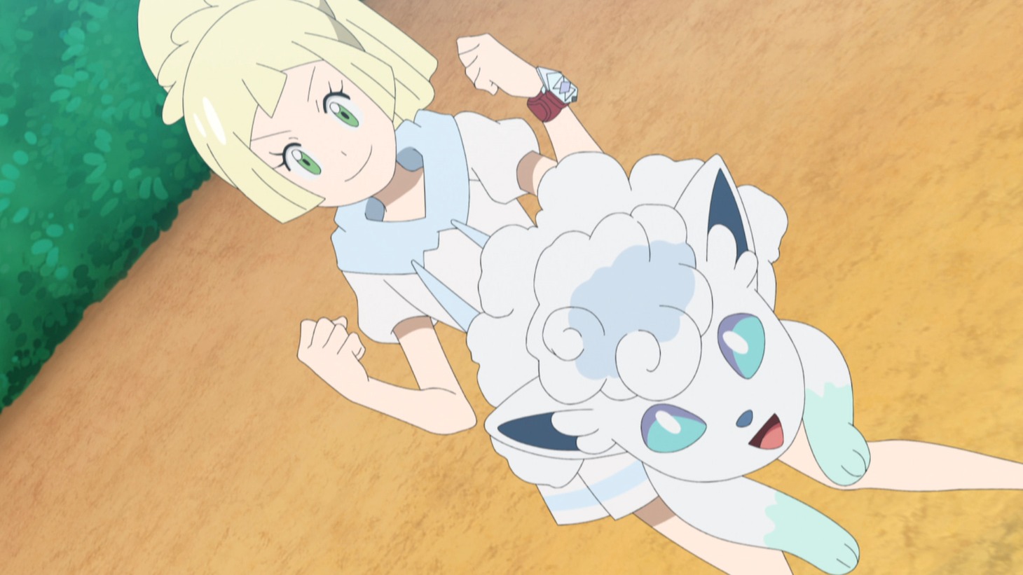 アニメ「ポケットモンスター サン＆ムーン」より。