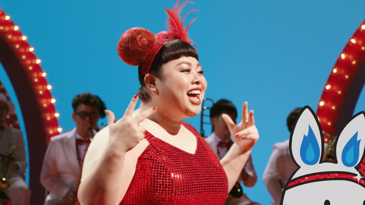 新CM「2019夏 サ・サ・サ・3ヶ月 新ユニット誕生」編のワンシーン。