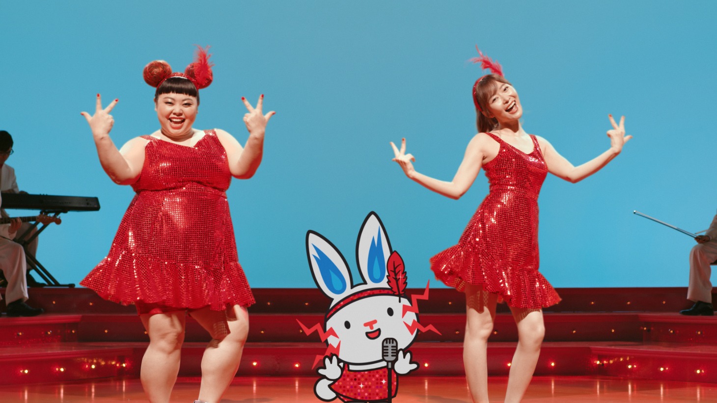 新CM「2019夏 サ・サ・サ・3ヶ月 新ユニット誕生」編のワンシーン。