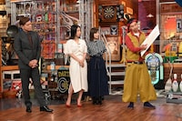 左からヒロミ、MEGUMI、伊藤沙莉、オヤカタくん。(c)日本テレビ