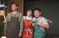 ますだおかだと小島瑠璃子（中央）。(c)HBC