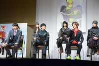 「仮面ライダーゼロワン」の制作発表記者会見の様子。