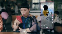 TikTokの新CM「TikTok オフィスランチ篇」より。