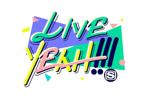 「LIVE YEAH!!! vol.1」ロゴ