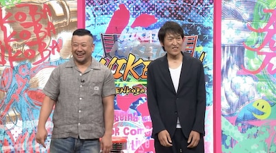 左からケンドーコバヤシ、千原ジュニア。(c)読売テレビ