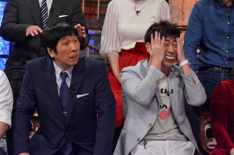 左からほいけんた、原口あきまさ。(c)読売テレビ