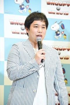 霜降り明星がスヌーピーin銀座に登場 粗品は毛量増えて 襟足ルーシー イベントレポート お笑いナタリー