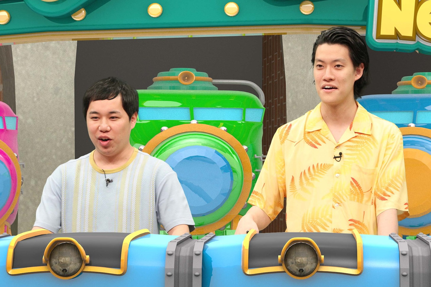 「ネプリーグ」に出演する霜降り明星。(c)フジテレビ