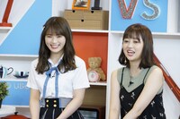 左から渋谷凪咲、菊地亜美。(c)読売テレビ