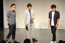 左からなすなかにし中西、タイーク金井、なすなかにし那須。