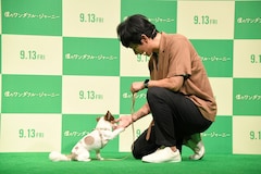 こじ こーじ アンジャッシュ渡部が児嶋に おすわり 愛犬ネネが座る イベントレポート お笑いナタリー