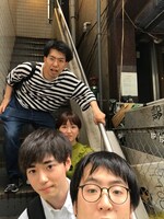 上からフェー篠原、ラランドさーや、斉藤瑞暉、ガクヅケ木田。