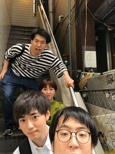 上からフェー篠原、ラランドさーや、斉藤瑞暉、ガクヅケ木田。