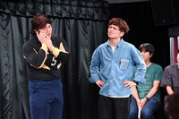 コーナーに登場したしゃかりき。