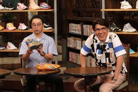 （左から）おぎやはぎ矢作、石橋貴明。(c)フジテレビ