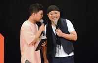 冒頭から舌戦を繰り広げる（左から）四千頭身・後藤、マキタスポーツ。