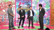 左からケンドーコバヤシ、ダイアン、千原ジュニア。(c)読売テレビ