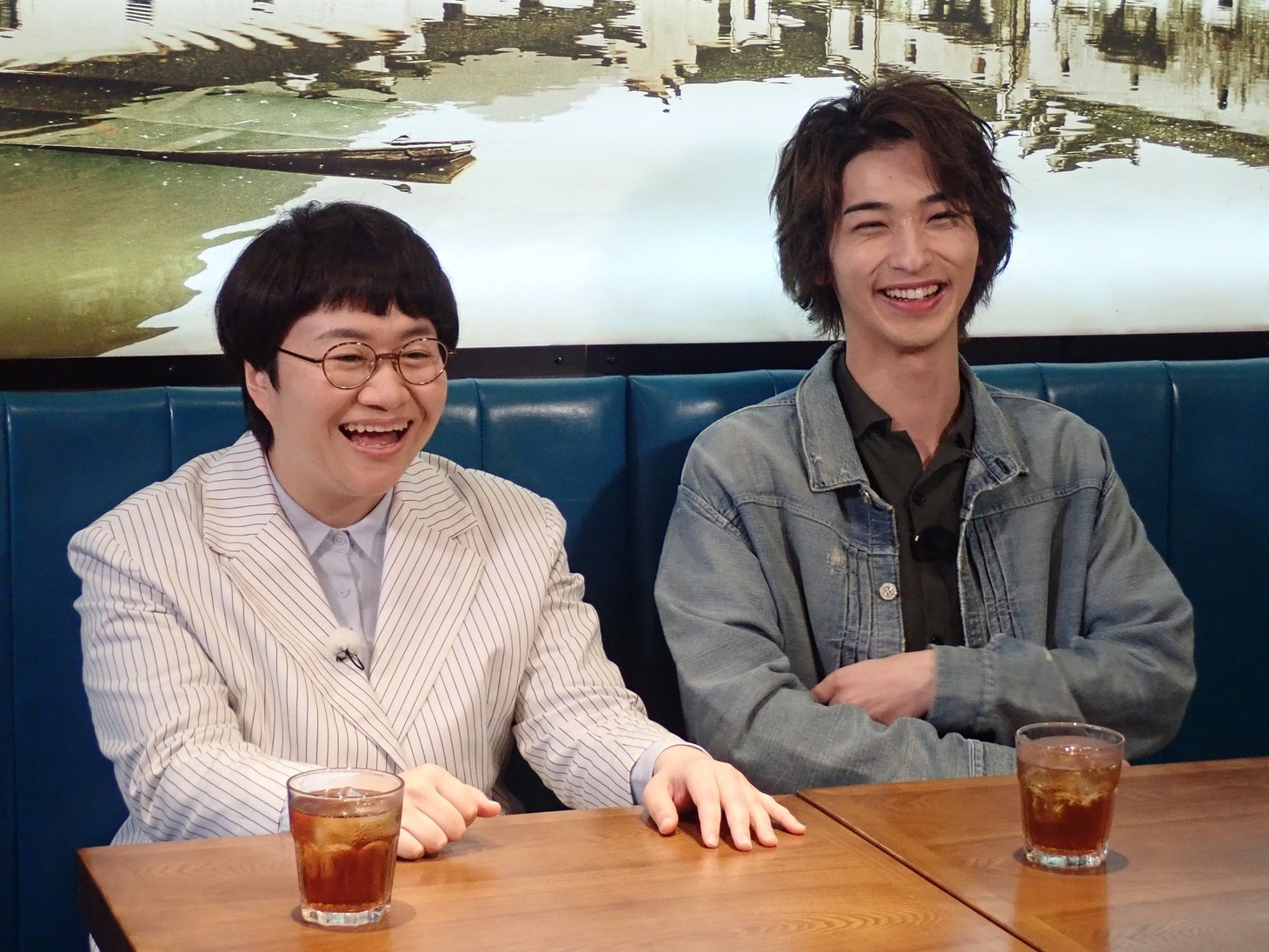 左からハリセンボン春菜、横浜流星。(c)日本テレビ