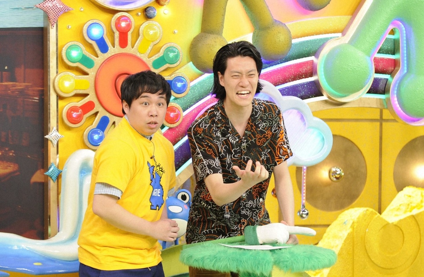 「今ちゃんの『実は…』」に出演する霜降り明星。(c)ABC