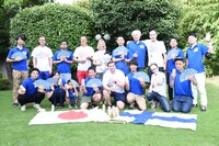 モルック世界大会壮行会の様子。