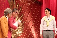 バッファロー吾郎A、大山英雄、野性爆弾くっきーのスペシャルコント「ネタパレオールスターズ」。(c)フジテレビ