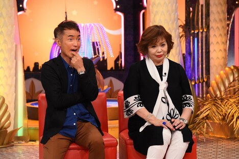 （左から）大平サブロー、上沼恵美子。(c)関西テレビ