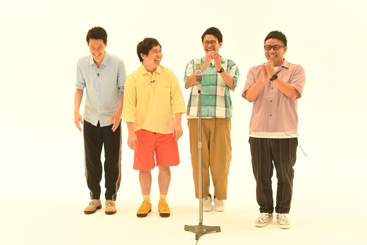即興4人漫才のワンシーン。(c)ABCテレビ