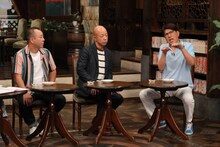 （左から）バイきんぐ、石橋貴明。(c)フジテレビ