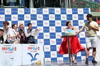 映画「ペット2」大ヒット記念イベントの様子。