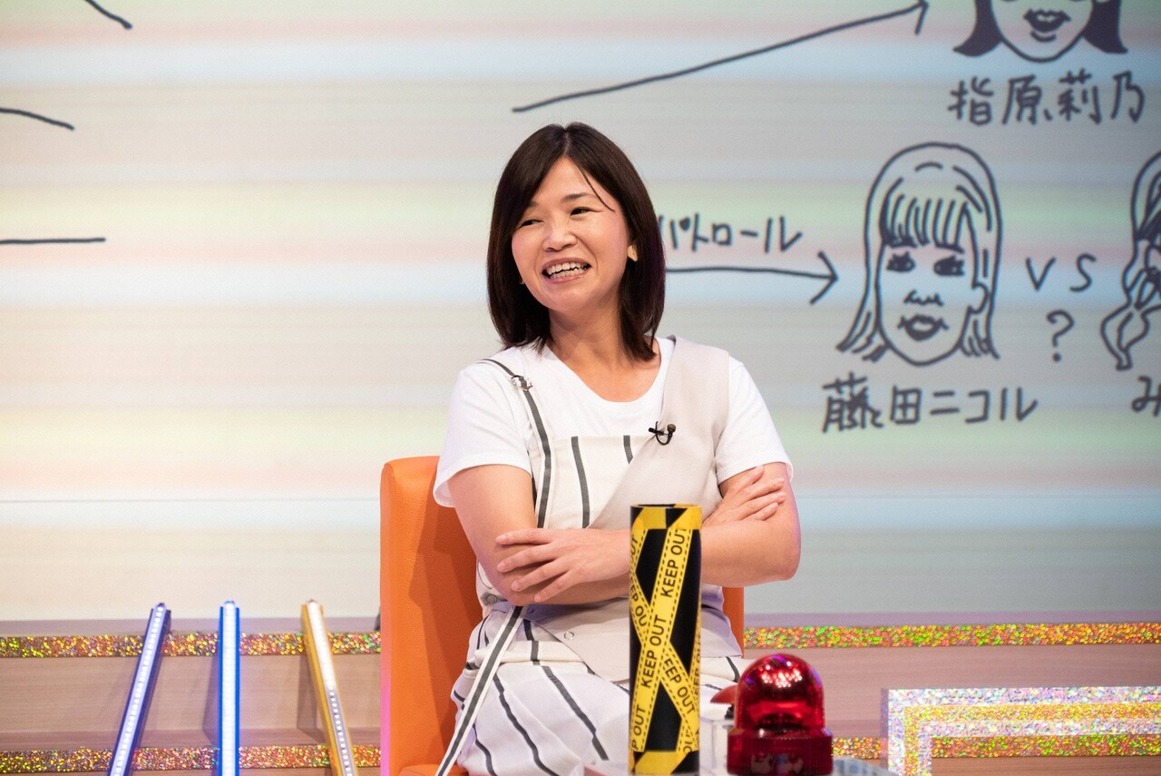 「関ジャニ∞クロニクル 真夏の豪華94分SP！」にゲスト出演する大久保佳代子。(c)フジテレビ