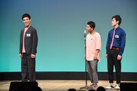 敗者復活戦に参加する四千頭身。